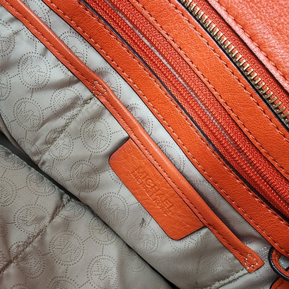 Michael Michael Kors Sophie Large Satchel Mandarin Tote Shoulder Bag - Picture 9 of 16